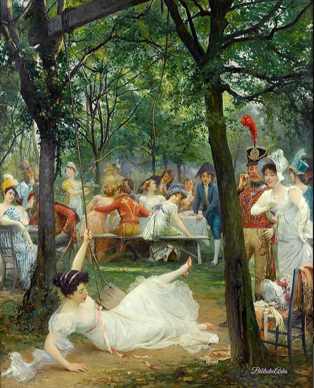 Eugène Auguste François Deully - Una caduta dall'altalena